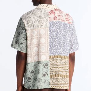 Horizon Cuban Collar Shirt - Multi Color