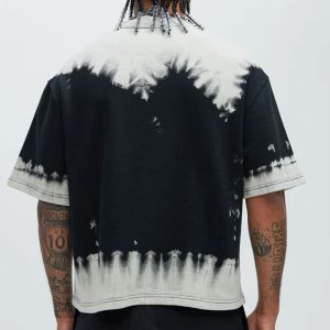 Blurred Edition Fleece Short Sleeve Tee - Black/combo