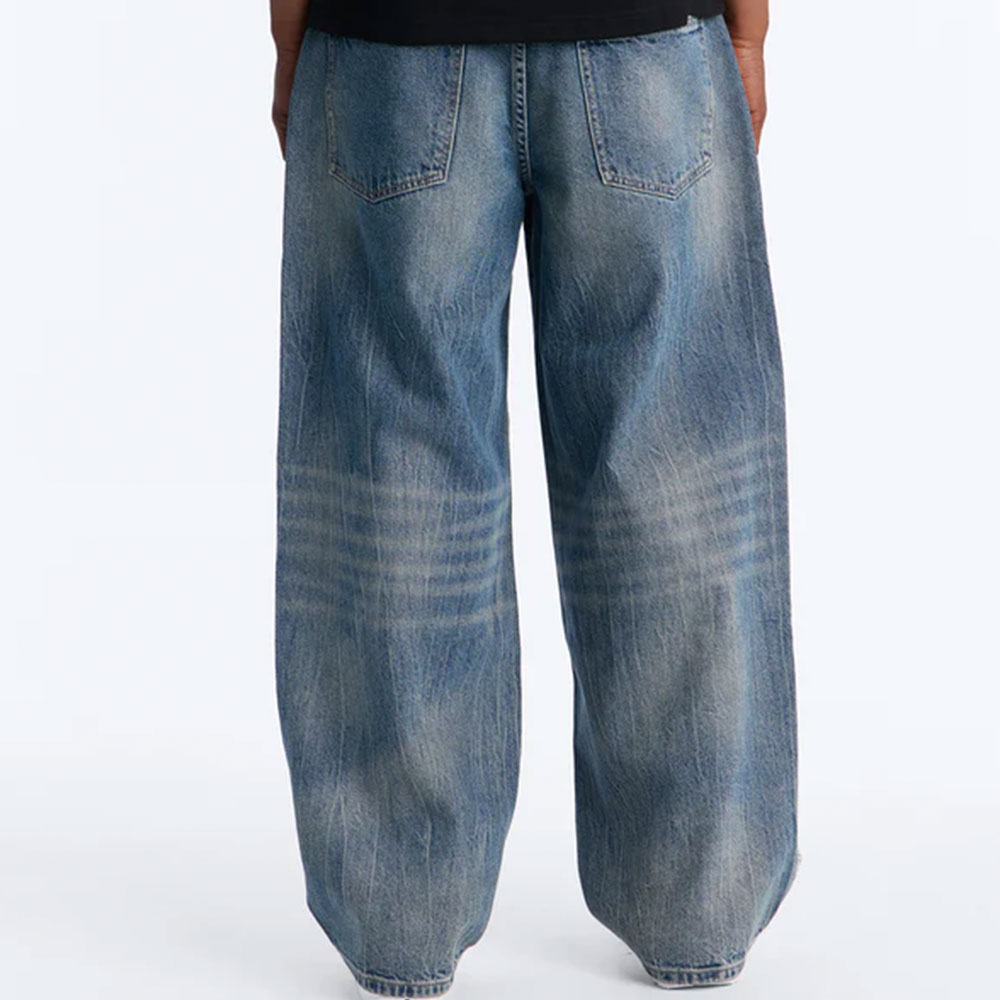 Baggy Cosmic Star Tux Jean - Medium Blue Wash - Image 2