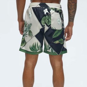 Agrarian Printed Short - Green/combo