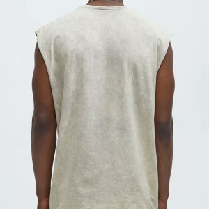 Misfits Muscle Tee - Taupe