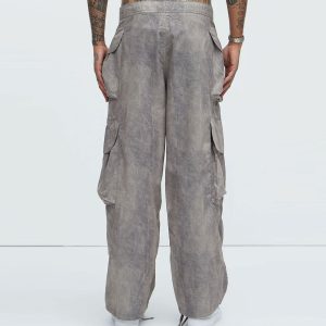 The Draco Marble Pants - Grey