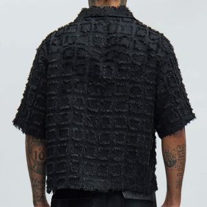 Window Shopping Boxy Shirt - Black
