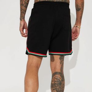 Malcom X Art Shorts - Black