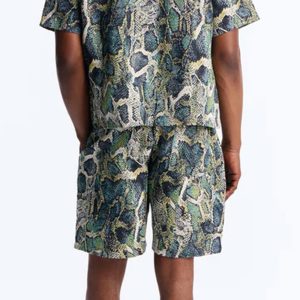 Relaxed Anaconda Club Short - Green/combo