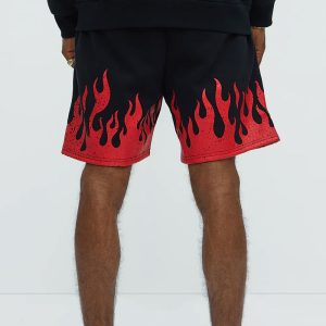 Von Dutch Fire Sweatshorts - Black