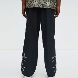 Star Boi Baggy Pants - Black