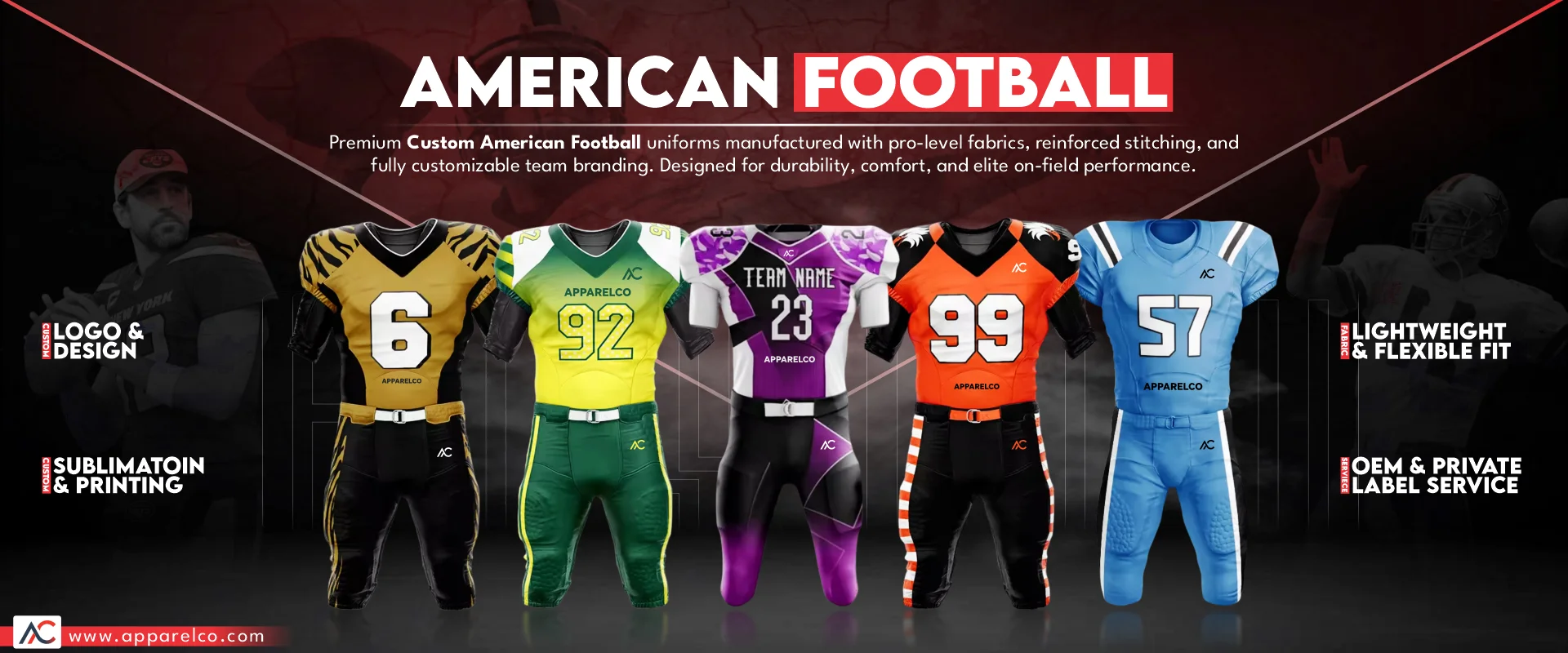 american-football-uniforms